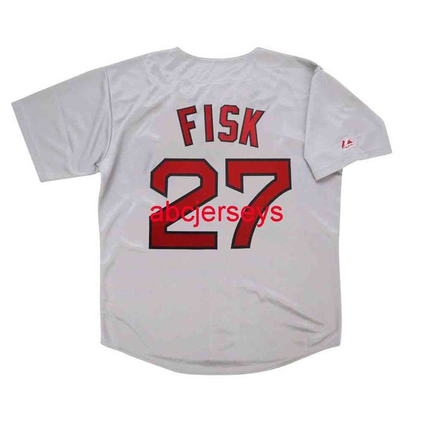stitched custom carlton fisk grey road jersey add name number baseball jersey xs-6xl, Black
stitched custom carlton fisk grey road jersey add name number baseball jersey xs-6xl, Black