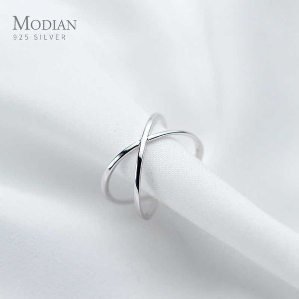 glossy simple letter cross shape ring for women fashion 925 sterling silver adjustable size fine jewelry gift 210707
glossy simple letter cross shape ring for women fashion 925 sterling silver adjustable size fine jewelry gift 210707