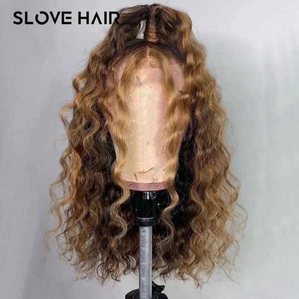 13x4 deep wave ombre color honey blond highlight 150% lace front human hair wig for women remy brazilian middleratio slove hair1, Black;brown
13x4 deep wave ombre color honey blond highlight 150% lace front human hair wig for women remy brazilian middleratio slove hair1, Black;brown