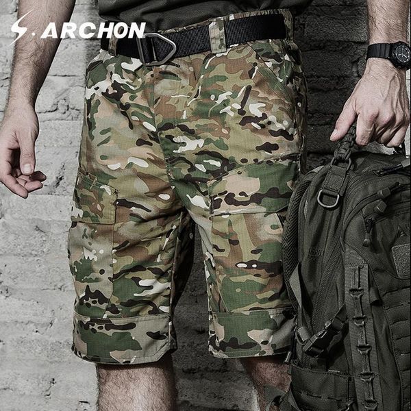men summer military camouflage cargo shorts casual multi pocket waterproof cotton ripsarmy tactical men's, White;black
men summer military camouflage cargo shorts casual multi pocket waterproof cotton ripsarmy tactical men's, White;black