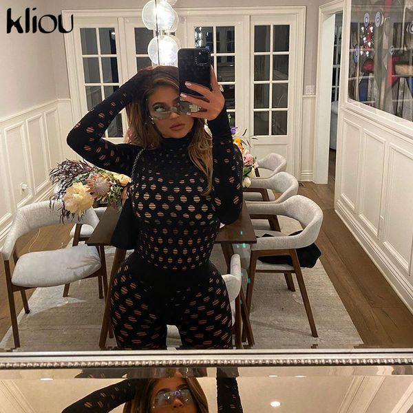 hollow out jumpsuits women turtleneck net plaid hole skinny elastic club streetwear solid rompers female outfits, Black;white
hollow out jumpsuits women turtleneck net plaid hole skinny elastic club streetwear solid rompers female outfits, Black;white