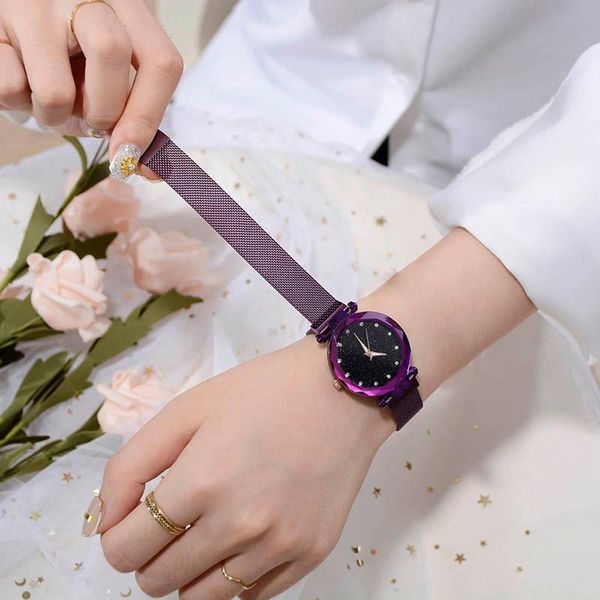 wristwatches starry sky masonry women watch mesh magnet strap buckle stainless ladies luxury female dod886, Slivery;brown
wristwatches starry sky masonry women watch mesh magnet strap buckle stainless ladies luxury female dod886, Slivery;brown