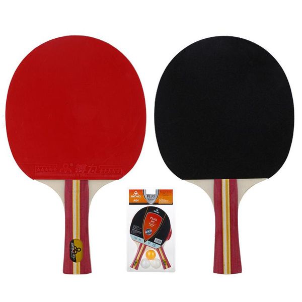 student table tennis racket beginner club training sports short long handle 2 ss 3 balls raquets
student table tennis racket beginner club training sports short long handle 2 ss 3 balls raquets