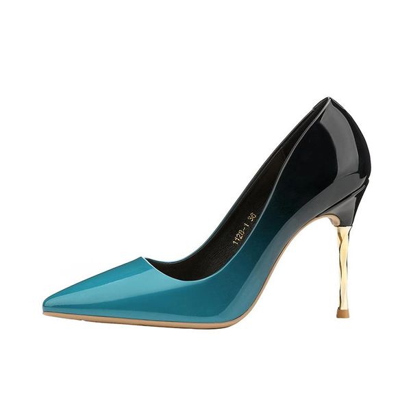fashion women's shoes pointed toe gradient colors female summer pumps thin stiletto high heels shallow mouth slip-on 4 dress, Black
fashion women's shoes pointed toe gradient colors female summer pumps thin stiletto high heels shallow mouth slip-on 4 dress, Black