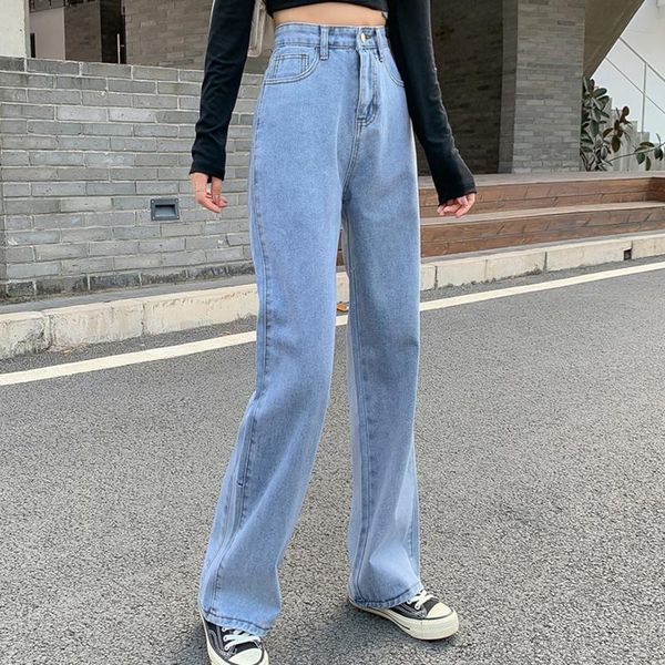women's jeans 2021 high waist loose for women comfortable fashion casual straight leg baggy pants mom washed retro trousers, Blue
women's jeans 2021 high waist loose for women comfortable fashion casual straight leg baggy pants mom washed retro trousers, Blue