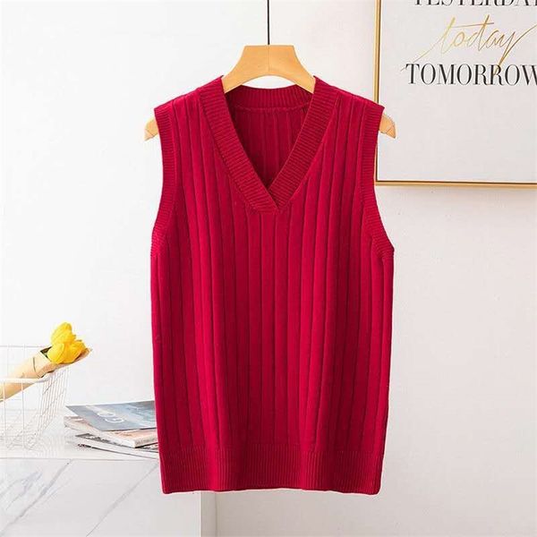 long knitted sweater vest women loose casual v-neck sleeveless suspender sweaters female spring autumn korean version girl 210427, Black;white
long knitted sweater vest women loose casual v-neck sleeveless suspender sweaters female spring autumn korean version girl 210427, Black;white