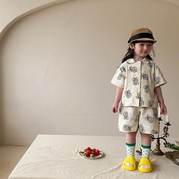 clothing sets 7611 children suit 2021 summer boys 2 pieces short sleeve shirt+pant korean printing lovely girl two piece set outfit, White
clothing sets 7611 children suit 2021 summer boys 2 pieces short sleeve shirt+pant korean printing lovely girl two piece set outfit, White