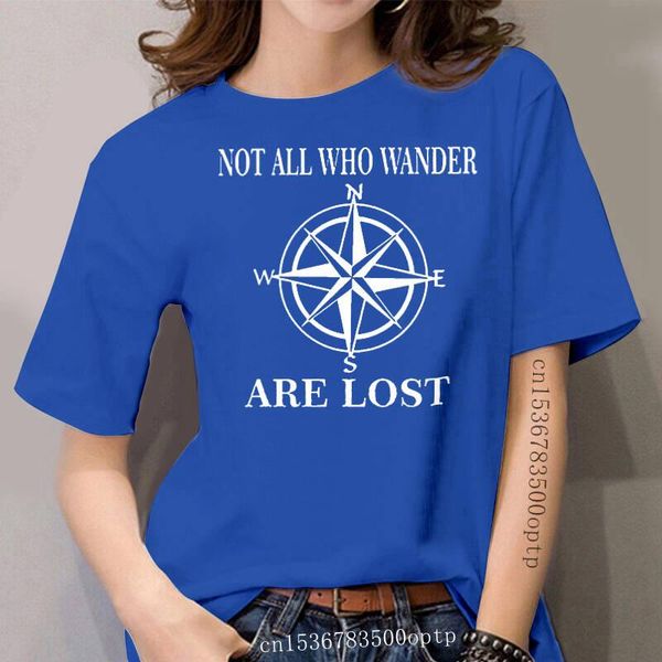 women's t-shirt not all who wander are lost women big tall classic t shirt plus size performance dress, White 
women's t-shirt not all who wander are lost women big tall classic t shirt plus size performance dress, White