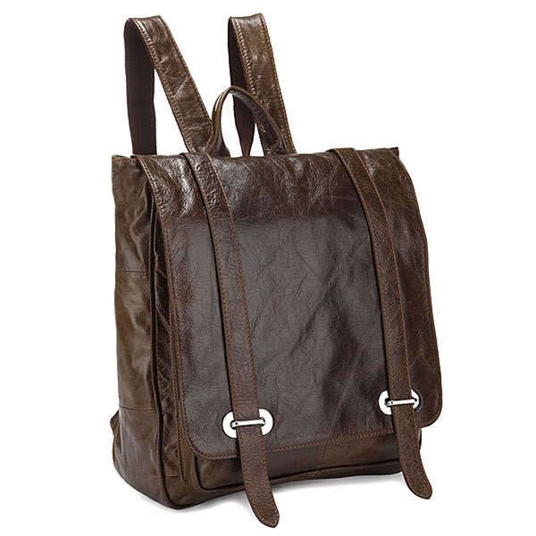 new fashion oil waxed genuine leather backpack men travel backpack school bag male rucksack brown, Black;red
new fashion oil waxed genuine leather backpack men travel backpack school bag male rucksack brown, Black;red