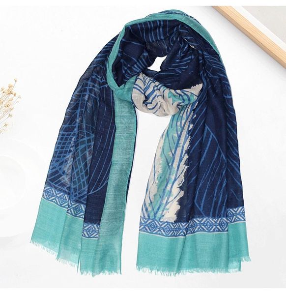 scarves 2021 fashion leaf print fringe shawls long women soft leaves beach wrap scarf hijab, Blue;gray
scarves 2021 fashion leaf print fringe shawls long women soft leaves beach wrap scarf hijab, Blue;gray