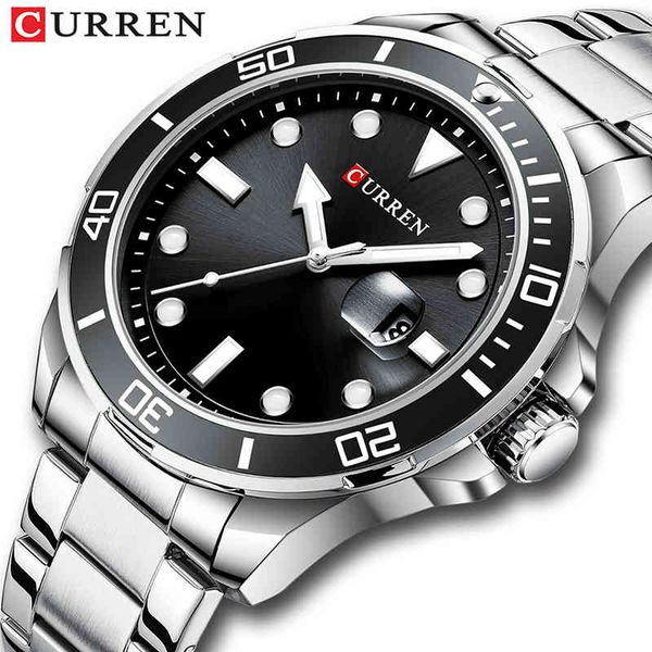 curren brand luxury fashion diver watch men waterproof date clock sport watches mens quartz wristwatch relogio masculino 210517, Slivery;brown
curren brand luxury fashion diver watch men waterproof date clock sport watches mens quartz wristwatch relogio masculino 210517, Slivery;brown