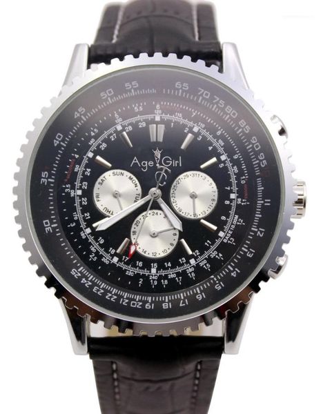 wristwatches men classicwatch automatic movement mechanical all black dial 50mm stainless steel / leather gent's watches, Slivery;brown
wristwatches men classicwatch automatic movement mechanical all black dial 50mm stainless steel / leather gent's watches, Slivery;brown