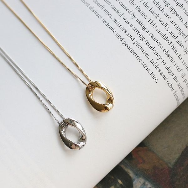 pendant necklaces davini minimalist irregular round geometric titanium steel clavicle for women girl mg484, Silver
pendant necklaces davini minimalist irregular round geometric titanium steel clavicle for women girl mg484, Silver
