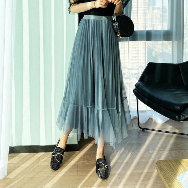 skirts spring autumn fashion trend feminart girl student woman's tulle voile midi long gauze that can be worn on both sides, Black
skirts spring autumn fashion trend feminart girl student woman's tulle voile midi long gauze that can be worn on both sides, Black