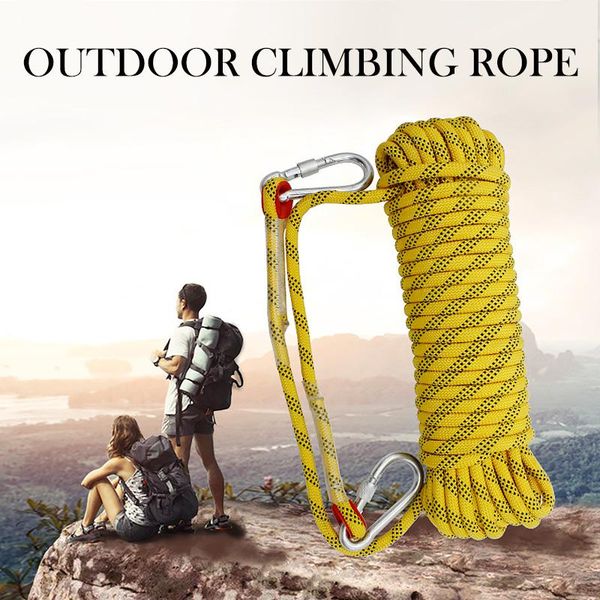 10m safety rope outdoor climbing rock static escape rescue lifesaving nylon gadgets
10m safety rope outdoor climbing rock static escape rescue lifesaving nylon gadgets