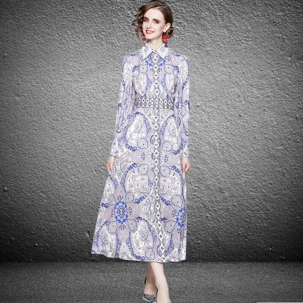 boutique dress women's fashion in spring and autumn printed single breasted shirt, Black;pink
boutique dress women's fashion in spring and autumn printed single breasted shirt, Black;pink