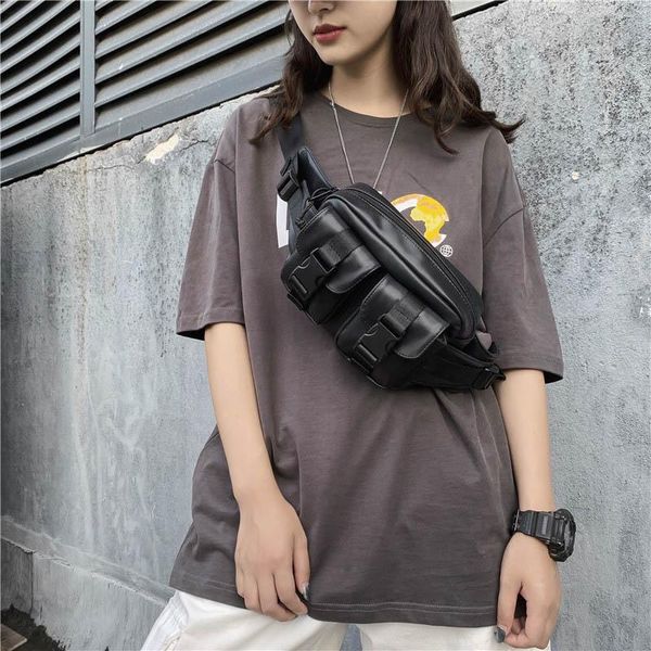 women waist pack hip hop fanny pu leahter bag fashion ladies chest bags female belt black purse
women waist pack hip hop fanny pu leahter bag fashion ladies chest bags female belt black purse