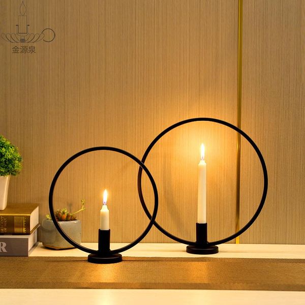 candle holders nordic iron modern black candlestick circular simple home decoration spray color candlelight dinner ornaments
candle holders nordic iron modern black candlestick circular simple home decoration spray color candlelight dinner ornaments