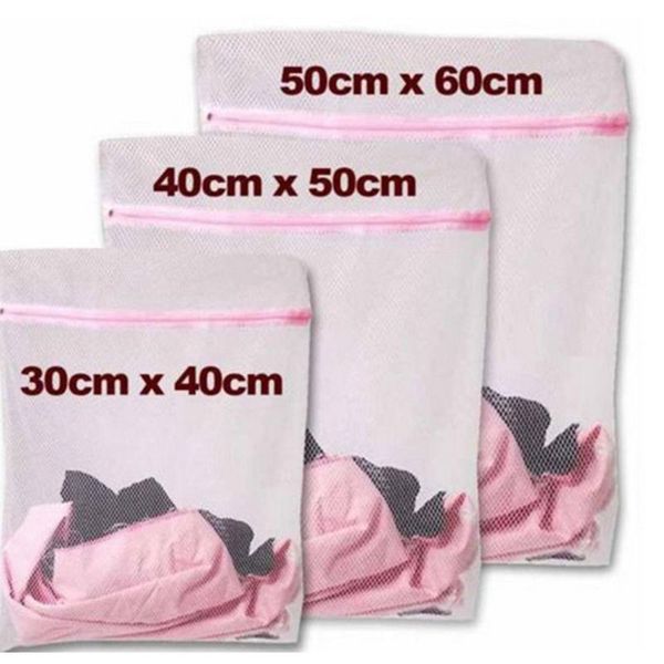 sizes zippered foldable nylon laundry bag bra socks underwear clothes washing machine protection net mesh storage bags
sizes zippered foldable nylon laundry bag bra socks underwear clothes washing machine protection net mesh storage bags