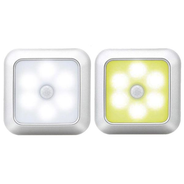 night lights 6 led square motion sensor cabinet corridor intelligent battery powered pir induction lamp for stairs
night lights 6 led square motion sensor cabinet corridor intelligent battery powered pir induction lamp for stairs
