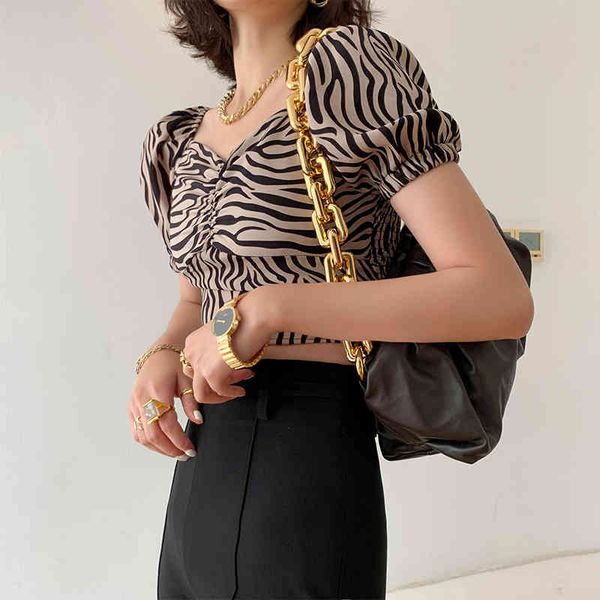 t shirts women will see short sleeves zebra impression fahsion chiffon t-shirt female mujer blouse, White
t shirts women will see short sleeves zebra impression fahsion chiffon t-shirt female mujer blouse, White