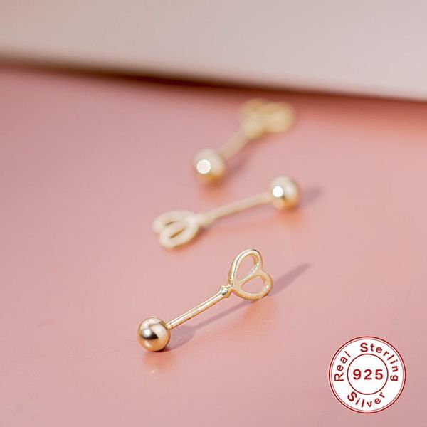 stud boako s925 sterling silver korea 14k gold earrings for women small love heart screw ear bone nails joyero brincos, Golden;silver
stud boako s925 sterling silver korea 14k gold earrings for women small love heart screw ear bone nails joyero brincos, Golden;silver