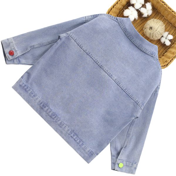 big girls jacket outerwear patchwork girl denim coats kids spring autumn childrens jacket casual style clothes girl, Blue;gray
big girls jacket outerwear patchwork girl denim coats kids spring autumn childrens jacket casual style clothes girl, Blue;gray