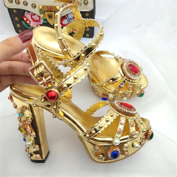 sandals genuine leather gold platform shoes designer brand diaomnd ankle strap high heels lady rhinestone pump, Black
sandals genuine leather gold platform shoes designer brand diaomnd ankle strap high heels lady rhinestone pump, Black