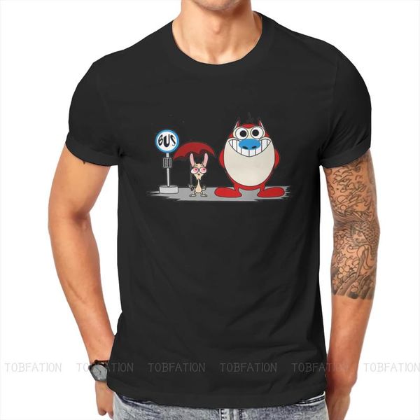 men's t-shirts lover gifts round collar tshirt the ren & stimpy show comedy pure cotton classic t shirt men clothes individuality overs, White;black
men's t-shirts lover gifts round collar tshirt the ren & stimpy show comedy pure cotton classic t shirt men clothes individuality overs, White;black