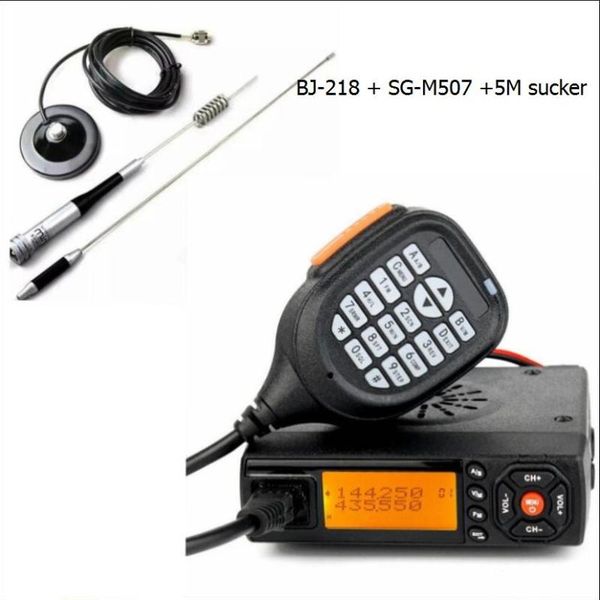 walkie talkie car radio transceiver bj-218 dual band uhf 400-470mhz vhf 136-174mhz 10km 25w 128ch mini hammobile
walkie talkie car radio transceiver bj-218 dual band uhf 400-470mhz vhf 136-174mhz 10km 25w 128ch mini hammobile