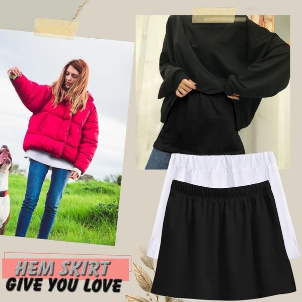 skirts sweatshirt base skirt a shirt false thin short fake hem half-body bewith female all-match in the #1, Black
skirts sweatshirt base skirt a shirt false thin short fake hem half-body bewith female all-match in the #1, Black