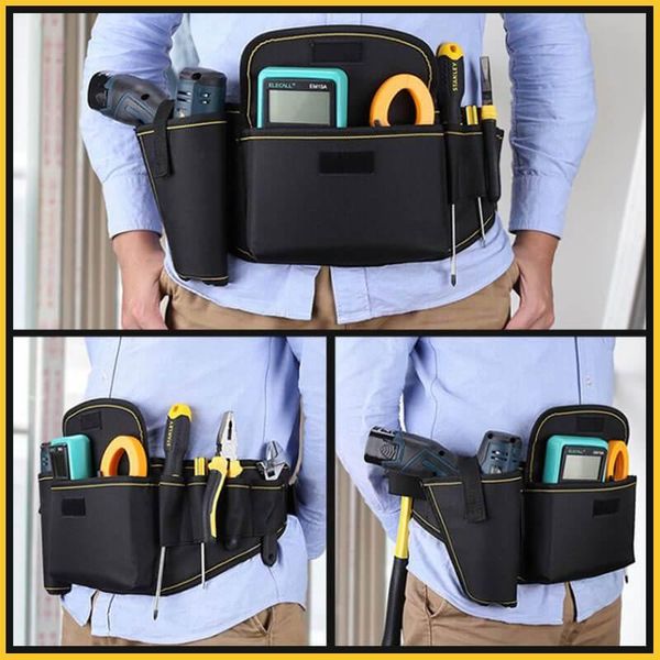 professional hand tool sets multi-function waist pack repair storage bag oxford cloth hardware pocket wrench pliers
professional hand tool sets multi-function waist pack repair storage bag oxford cloth hardware pocket wrench pliers