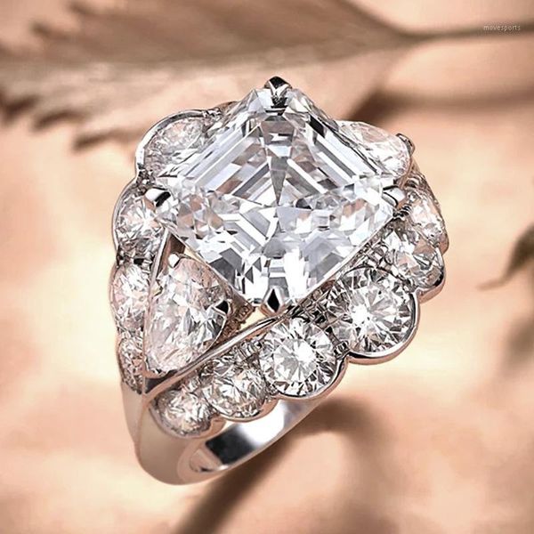 wedding rings huitan trend princess cut square cz women aesthetic proposal engagement ring for lover female luxury jewelry wholesale1, Slivery;golden
wedding rings huitan trend princess cut square cz women aesthetic proposal engagement ring for lover female luxury jewelry wholesale1, Slivery;golden