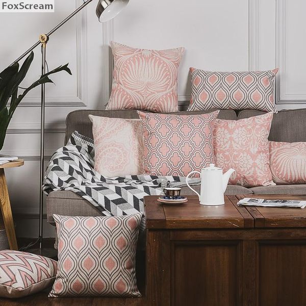 cushion/decorative pillow vintage decorative cushions cover throw pillows case pink gray geometric covers home decor linen pillowcase for so
cushion/decorative pillow vintage decorative cushions cover throw pillows case pink gray geometric covers home decor linen pillowcase for so