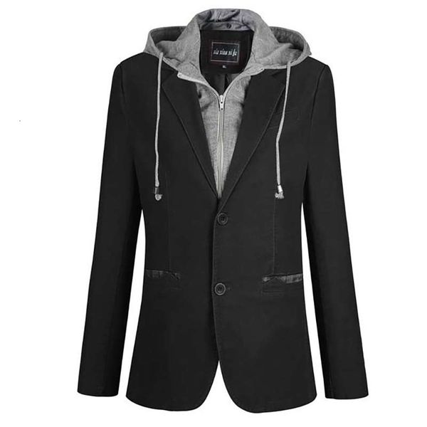 jackets fashion autumn winter men casual designs suit jacket hooded detachable fake 2 pcs blazer man clothes, Black;brown
jackets fashion autumn winter men casual designs suit jacket hooded detachable fake 2 pcs blazer man clothes, Black;brown
