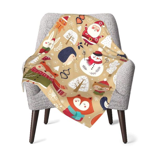 nursery receiving blankets christmas collection with cute animals bear, fox, squirrel, bird, santa claus, snowman baby blanket
nursery receiving blankets christmas collection with cute animals bear, fox, squirrel, bird, santa claus, snowman baby blanket