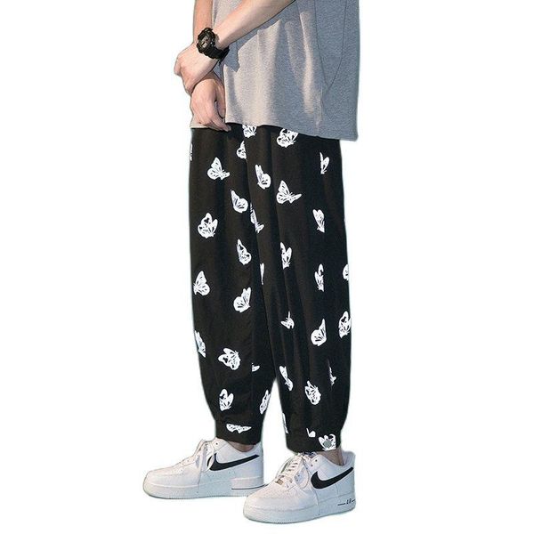 men's pants 2021summer joggers men reflective butterfly cropped trousers fashion casual street sweatpants bottoms male plus size 5xl, Black
men's pants 2021summer joggers men reflective butterfly cropped trousers fashion casual street sweatpants bottoms male plus size 5xl, Black