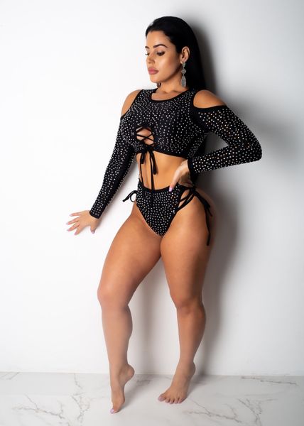 sets lingerie 2021 summer style drill hollow out shoulder strap shorts two piece women's suit, Black;white
sets lingerie 2021 summer style drill hollow out shoulder strap shorts two piece women's suit, Black;white
