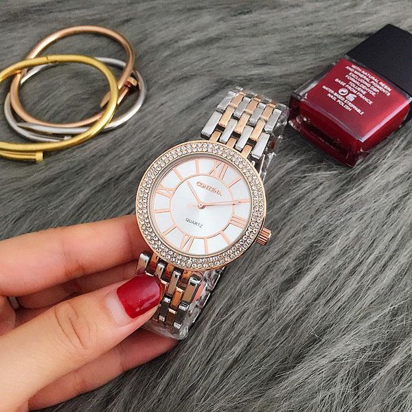 wristwatches classic design women's analog alloy quartz wrist watches luxury rhinestone gold silver ultra thin stainless steel watch, Slivery;brown
wristwatches classic design women's analog alloy quartz wrist watches luxury rhinestone gold silver ultra thin stainless steel watch, Slivery;brown