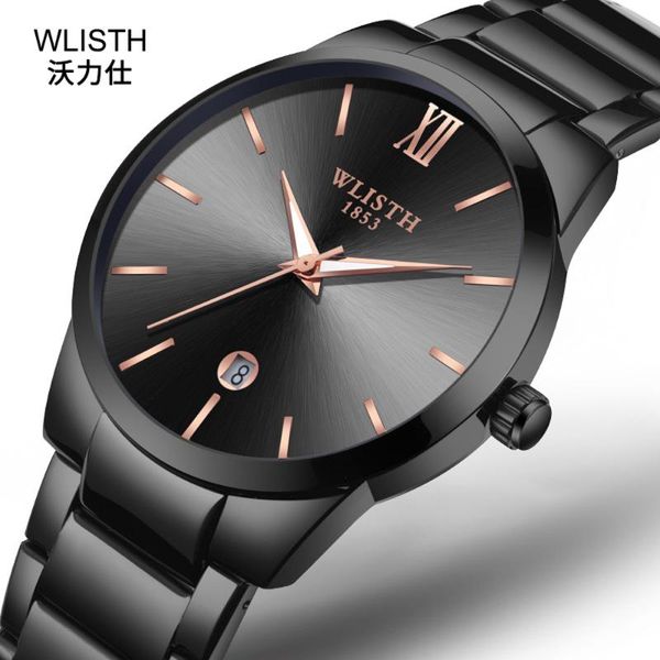 wristwatches wlisth luxury men's watch 2021 classic antique quartz man male clock date luminous black relogios masculino, Slivery;brown
wristwatches wlisth luxury men's watch 2021 classic antique quartz man male clock date luminous black relogios masculino, Slivery;brown