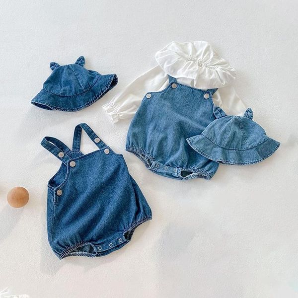 clothing sets spring infants baby clothes girls denim bodysuit and cotton 2pcs suits, White
clothing sets spring infants baby clothes girls denim bodysuit and cotton 2pcs suits, White