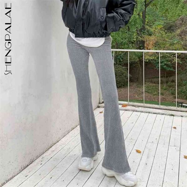 gray casual pants women's spring high waisted slim hip lifting elastic band female flare trousers 5a1053 210427, Black;white
gray casual pants women's spring high waisted slim hip lifting elastic band female flare trousers 5a1053 210427, Black;white