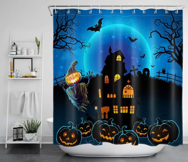 halloween moon night castle shower curtain, scary graveyard dead trees bat haunted house horror scarecrow pumpkin shower
halloween moon night castle shower curtain, scary graveyard dead trees bat haunted house horror scarecrow pumpkin shower