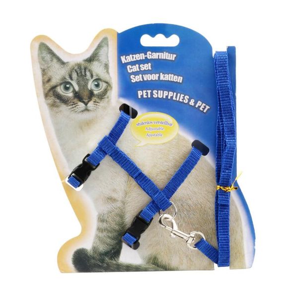 cat collars & leads adjustable harness leash set nylon kitten pet leashes rope for puppies walking chest strap product 6 colors
cat collars & leads adjustable harness leash set nylon kitten pet leashes rope for puppies walking chest strap product 6 colors