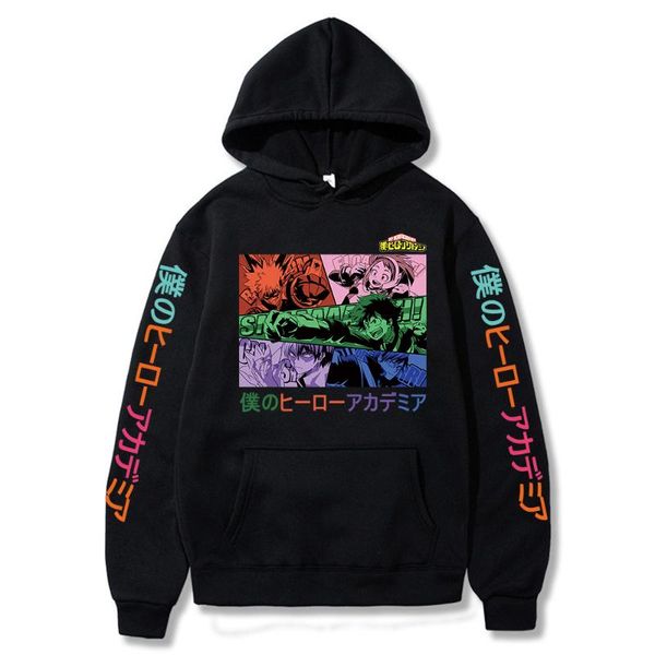 men's hoodies & sweatshirts 2021 harakuju my hero academia printed hooded sweatshirt casual boku no pullover long sleeve streetswear ho, Black
men's hoodies & sweatshirts 2021 harakuju my hero academia printed hooded sweatshirt casual boku no pullover long sleeve streetswear ho, Black