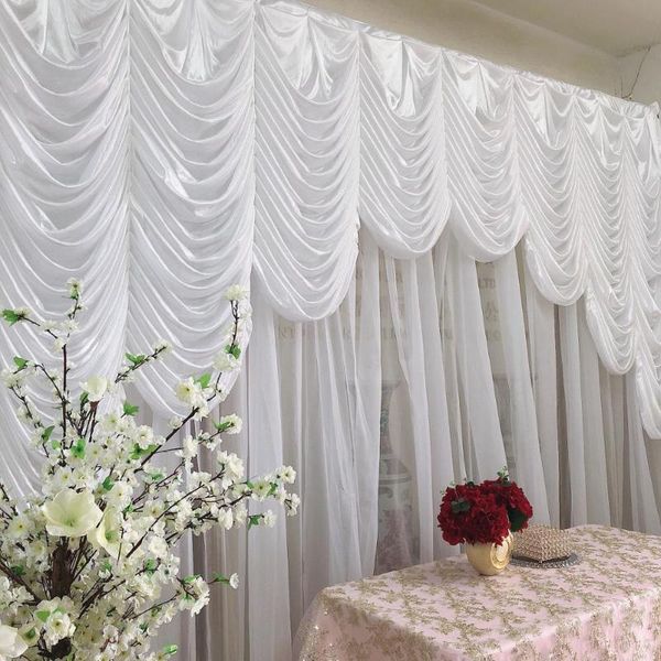 sep arrival 1.5m(5ft) h x3.7m (12ft)w ice silk backdrop wave valance swag wedding decoration curtain & drapes
sep arrival 1.5m(5ft) h x3.7m (12ft)w ice silk backdrop wave valance swag wedding decoration curtain & drapes