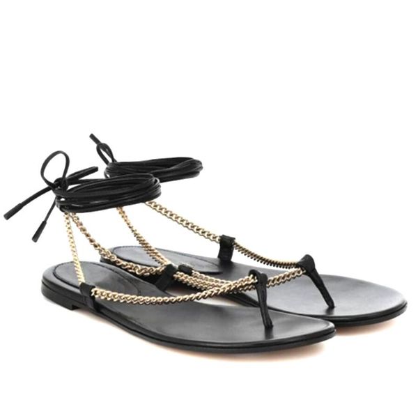 summer sandals women's shoes ladies clip toe ankle lace flats chain women casual beach fashion lace-up plus size, Black
summer sandals women's shoes ladies clip toe ankle lace flats chain women casual beach fashion lace-up plus size, Black