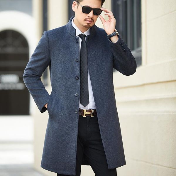 men's trench coats 2021 autumn winter coat business woolen overcoat, Tan;black
men's trench coats 2021 autumn winter coat business woolen overcoat, Tan;black