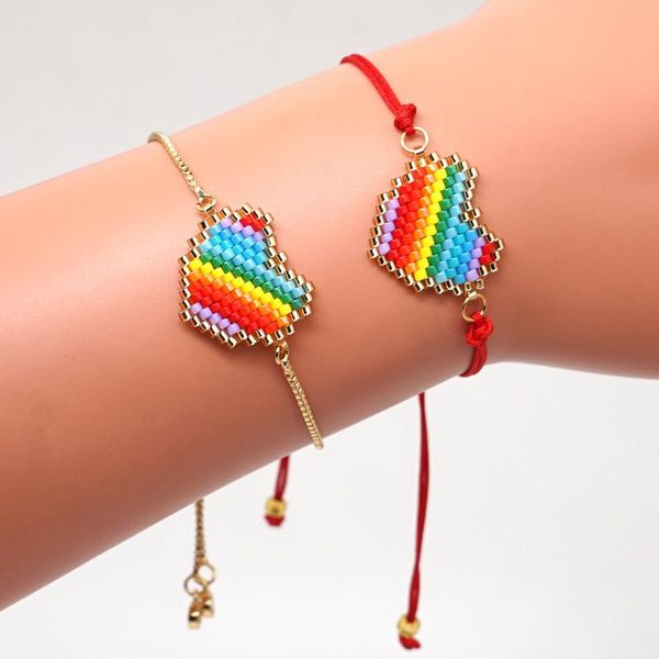 beaded, strands bonlavie rice beads weaving seven rainbow love women's bracelet friendship rope hand ornament, Black
beaded, strands bonlavie rice beads weaving seven rainbow love women's bracelet friendship rope hand ornament, Black