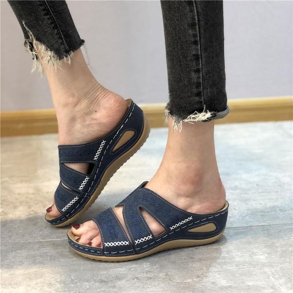 slippers 2021 women sandals cut out wedge platform shoes fashion ethnic flat female outdoor sandalias, Black
slippers 2021 women sandals cut out wedge platform shoes fashion ethnic flat female outdoor sandalias, Black